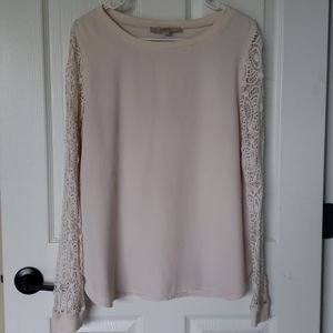 LOFT Crochet Blouse